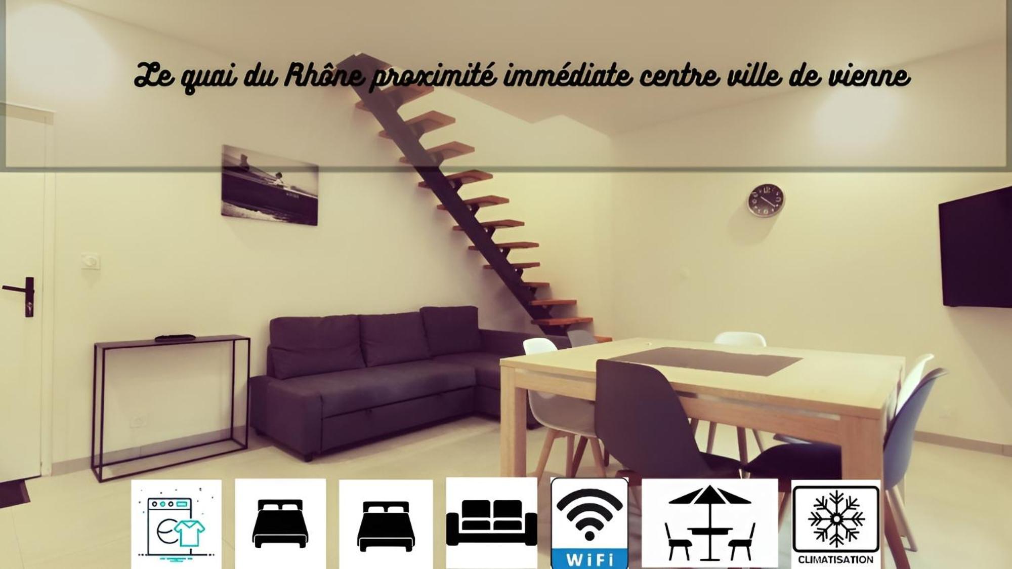 Le Quai Du Rhone Apartment Sainte-Colombe  Exterior foto