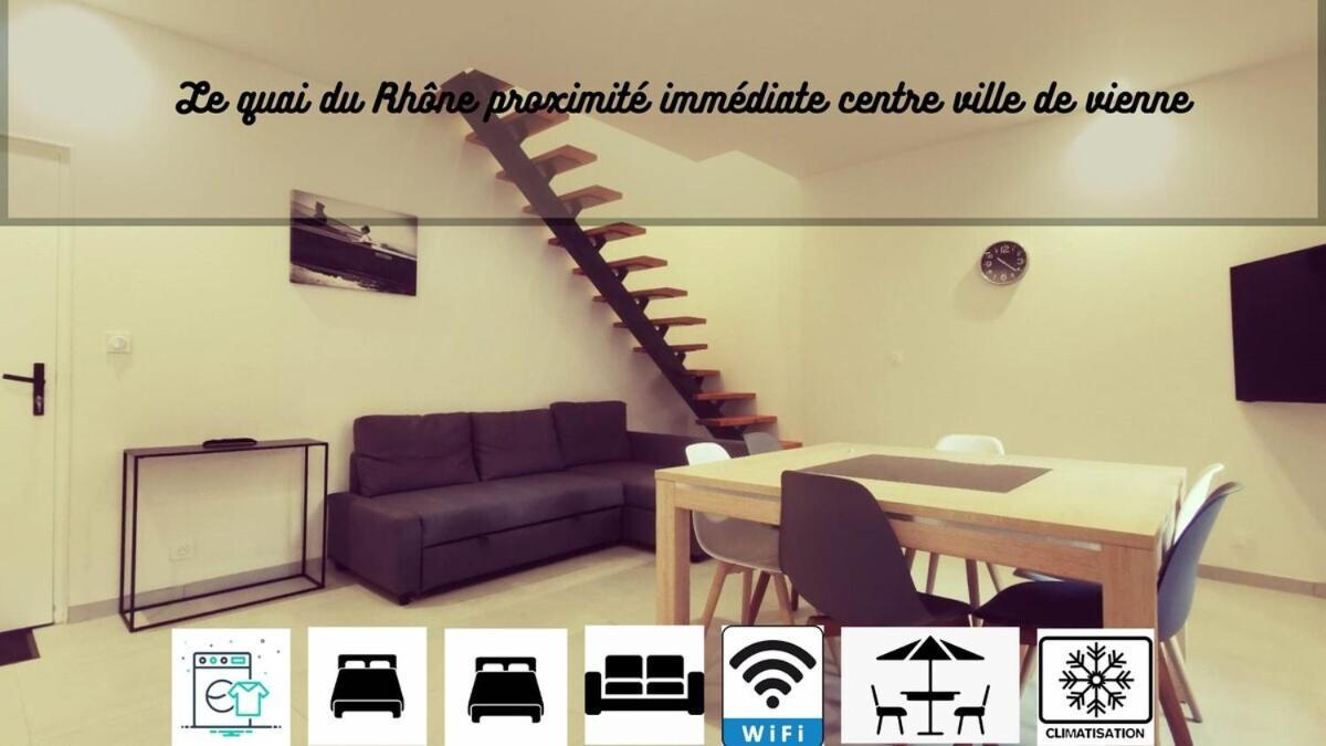 Le Quai Du Rhone Apartment Sainte-Colombe  Cameră foto